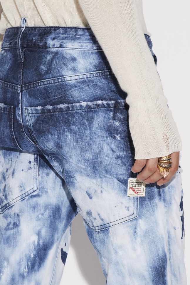 Dsquared2 Iconic Dark The World Is Mine Cool Guy Jeans - Image 5