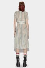 Dsquared2 Iconic Deep-V Longuette Dress FANTASY D2 - Image 2