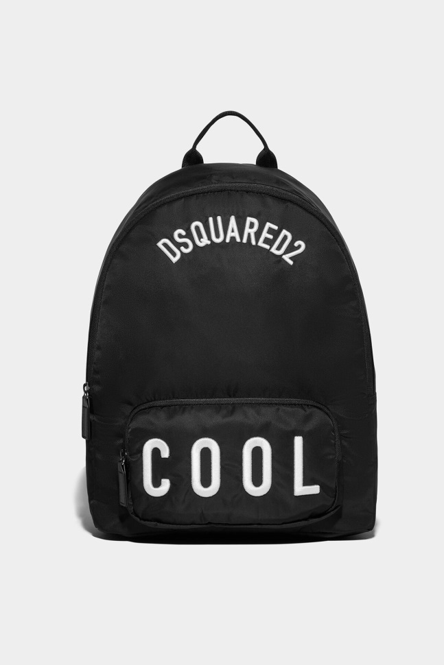 dsquared2_iconic_ds2_kids_bag_black.jpg Dsquared2 Iconic DS2 Kids Bag BLACK - Image 1