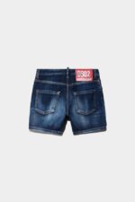 Dsquared2 Iconic DS2 Kids Shorts BLUE DENIM - Image 2