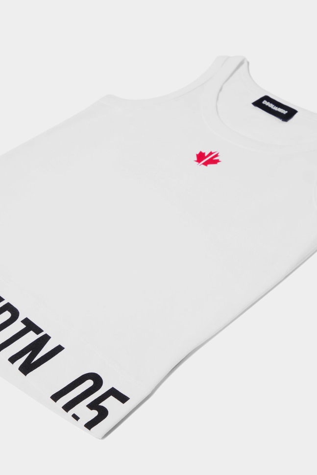 Dsquared2 Iconic DS2 Kids Sport Edtn.05 Tank Top WHITE - Image 3