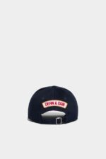 Dsquared2 Iconic Dsq2 Baseball Cap NAVY/FANTASY - Image 2