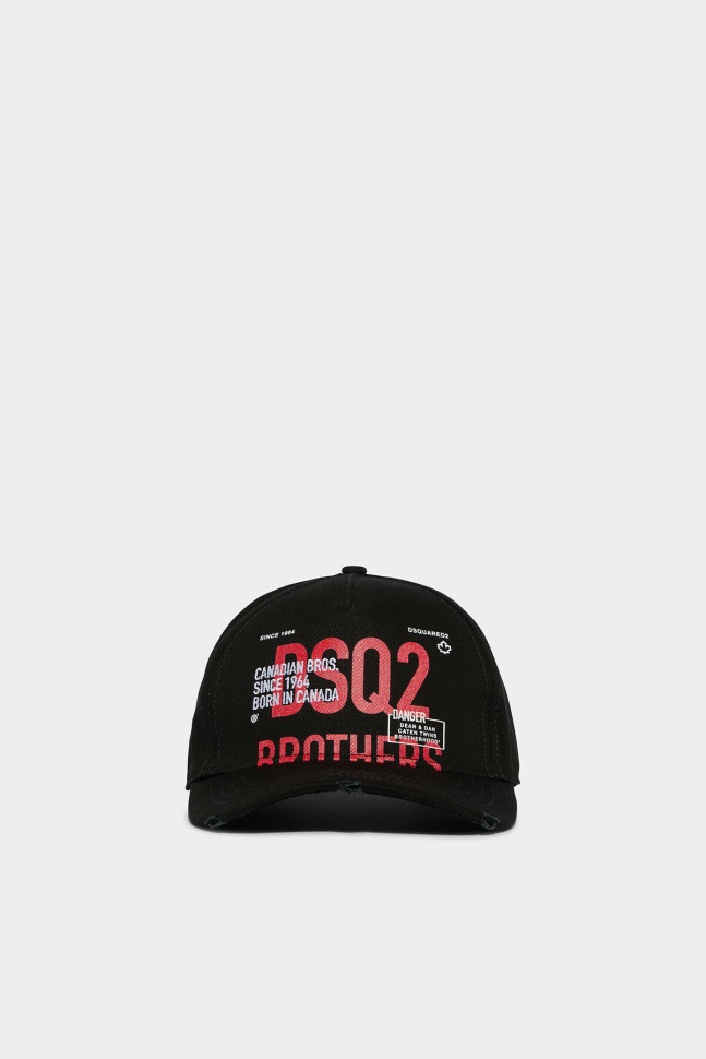 dsquared2_iconic_dsq2_brothers_baseball_cap.jpg Dsquared2 Iconic DSQ2 Brothers Baseball Cap - Image 1