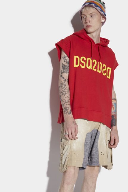 Dsquared2 Iconic Dsq2Qsd Short Sleeve Hoodie