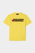 Dsquared2 Iconic ECLIPSE BLUE/LEMON YELLOW DS2 Kids T-Shirt