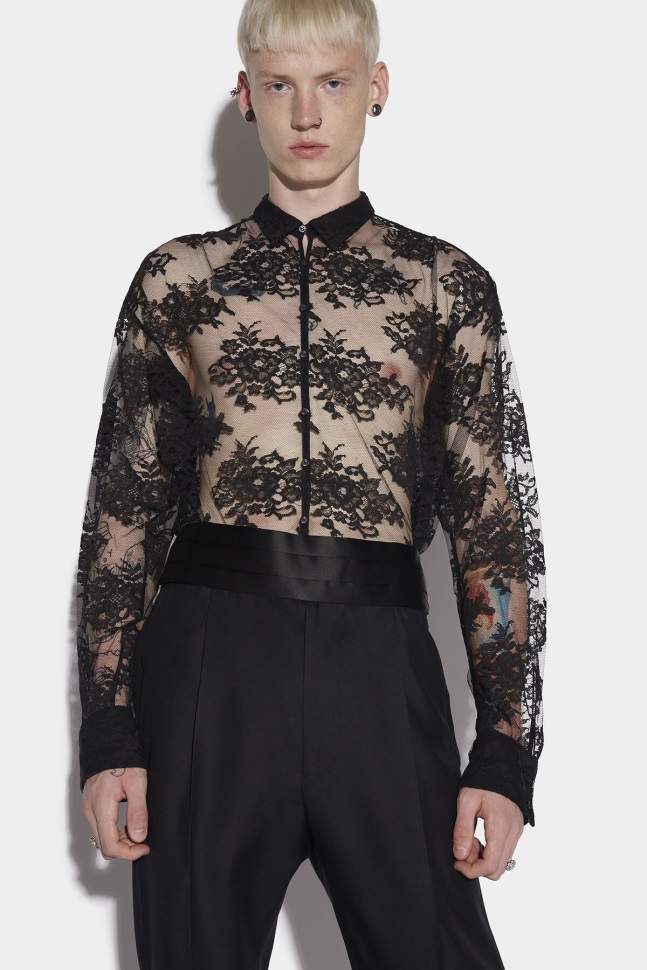 dsquared2_iconic_evening_blossom_shirt.jpg Dsquared2 Iconic Evening Blossom Shirt - Image 1