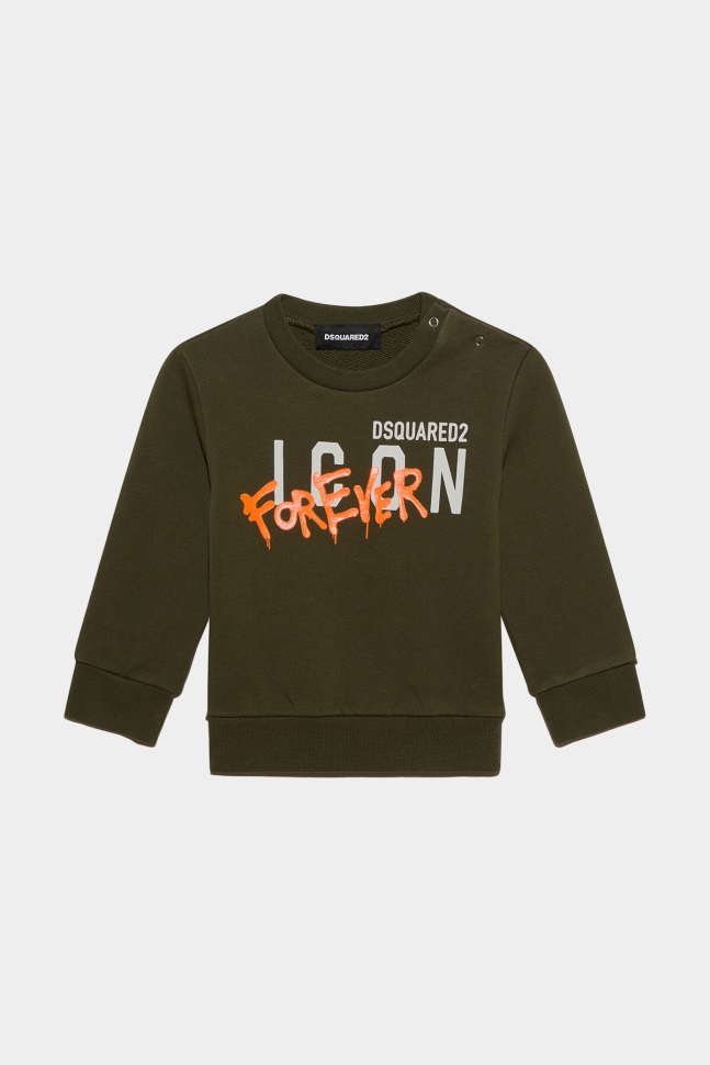 dsquared2_iconic_fantasy_d2kids_icon_forever_sweatshirt.jpg Dsquared2 Iconic FANTASY D2Kids Icon Forever Sweatshirt - Image 1
