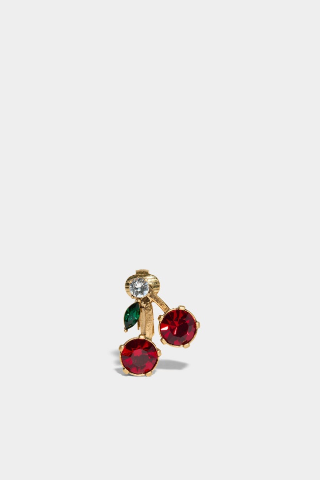 dsquared2_iconic_fruity_earrings_gold_d2.jpg Dsquared2 Iconic Fruity Earrings GOLD D2 - Image 1