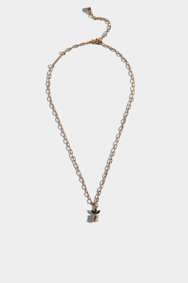 dsquared2_iconic_fruity_necklace_gold_d2_gold.jpg Dsquared2 Iconic Fruity Necklace GOLD D2 GOLD - Image 1
