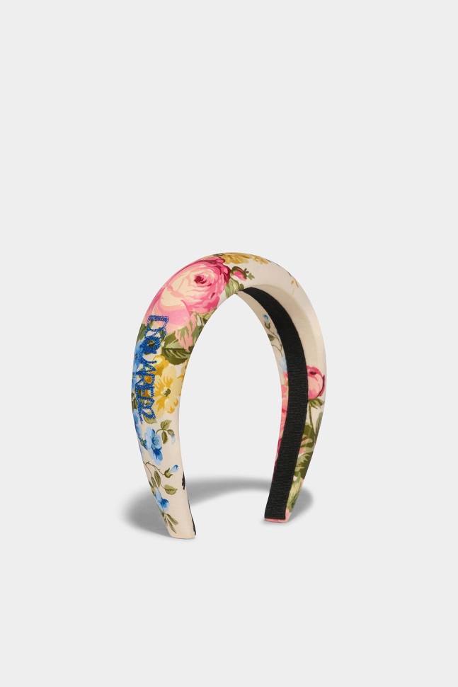 dsquared2_iconic_grannys_bunch_headband.jpg Dsquared2 Iconic Granny's Bunch Headband - Image 1
