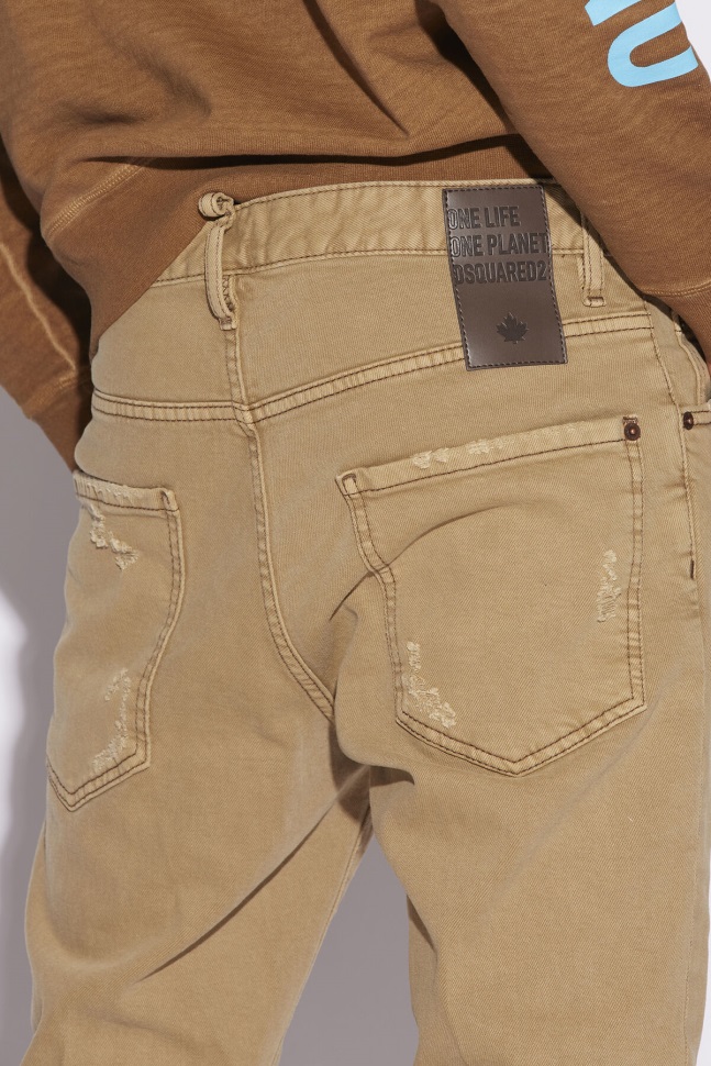 Dsquared2 Iconic Green Tab Partially Organic Cotton Cool Guy Jeans - Image 4