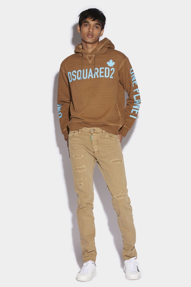 Dsquared2 Iconic Green Tab Partially Organic Cotton Cool Guy Jeans - Image 1