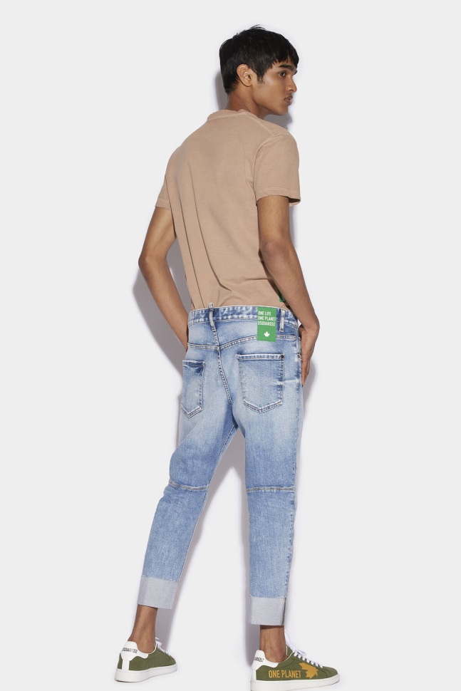 Dsquared2 Iconic Green Tab Partially Organic Cotton Sailor Jeans - Image 2