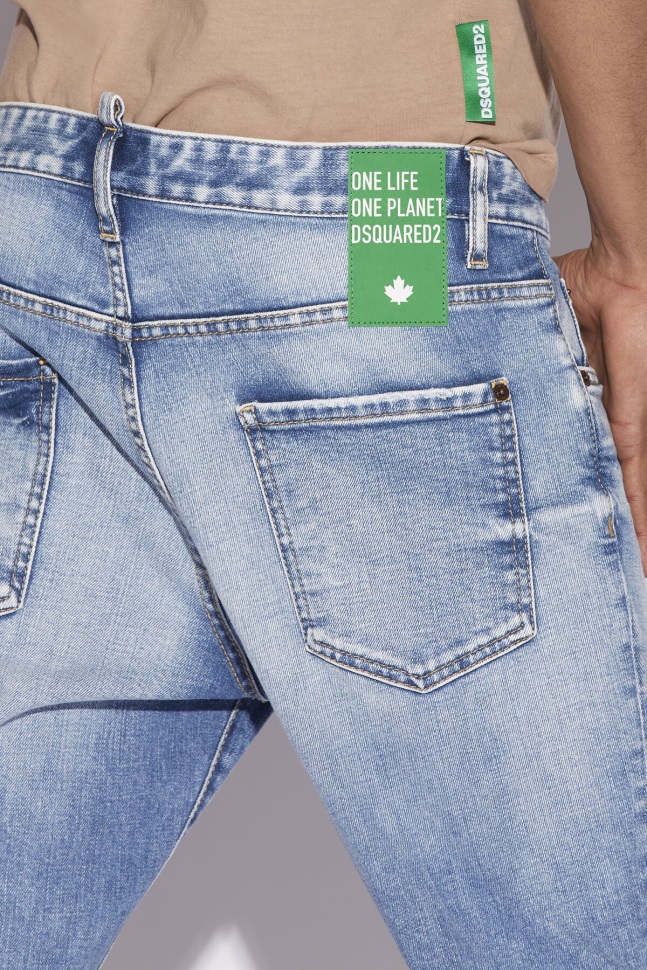Dsquared2 Iconic Green Tab Partially Organic Cotton Sailor Jeans - Image 3