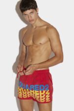 Dsquared2 Iconic Grunge Fairytale Midi Boxer D2 RED