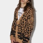 Dsquared2 Iconic Guepard Cardigan CAMEL D2 CAMEL