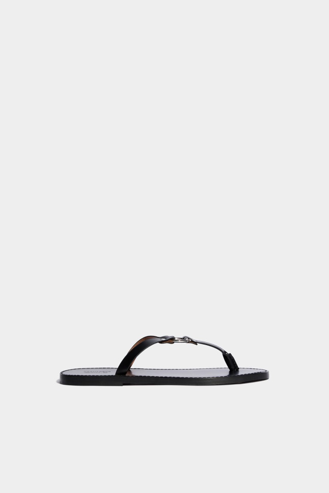 dsquared2_iconic_harness_sandals_d2_black.jpg Dsquared2 Iconic Harness Sandals D2 BLACK - Image 1