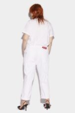 Dsquared2 Iconic Honey Dyed Curvy Baggy Jeans - Image 2