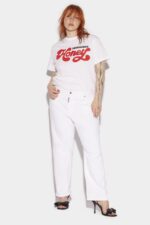 Dsquared2 Iconic Honey Dyed Curvy Baggy Jeans - Image 3