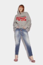 Dsquared2 Iconic Honey Medium Wash Cropped Twiggy Jean