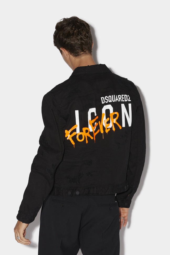 dsquared2_iconic_icon_forever_dan_jacket.jpg Dsquared2 Iconic Icon Forever Dan Jacket - Image 1