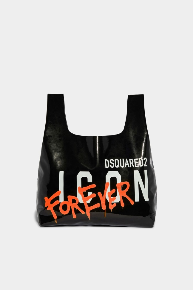 dsquared2_iconic_icon_forever_shopping_bag.jpg Dsquared2 Iconic Icon Forever Shopping Bag - Image 1