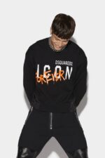 Dsquared2 Iconic Icon Forever Sweatshirt WHITE/BLACK