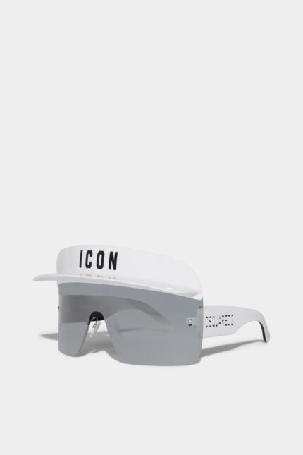 Dsquared2 Iconic Icon Mask White Sunglasses