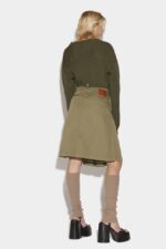 Dsquared2 Iconic Inverted Pleat Skirt - Image 2