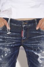 Dsquared2 Iconic Jennifer Cropped Denim Jeans - Image 3