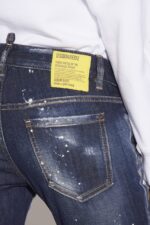 Dsquared2 Iconic Jennifer Cropped Denim Jeans - Image 4