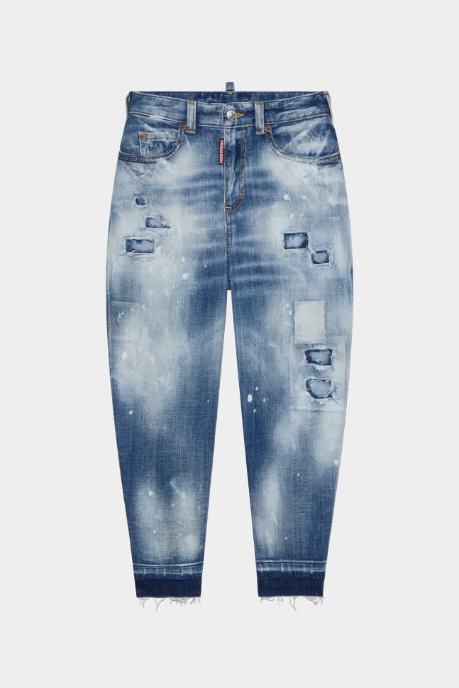 dsquared2_iconic_kids_denim_jeans_blue.jpg Dsquared2 Iconic Kids Denim Jeans BLUE - Image 1