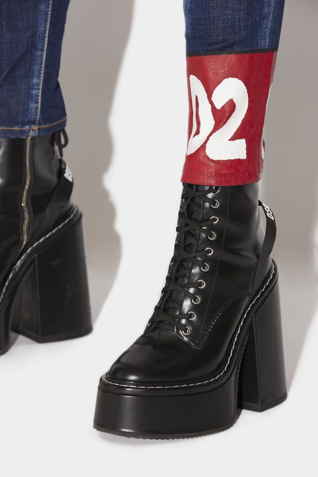 Dsquared2 Iconic L.A. Customized 1964 Wash Skinny Dan Cropped Jeans - Image 4