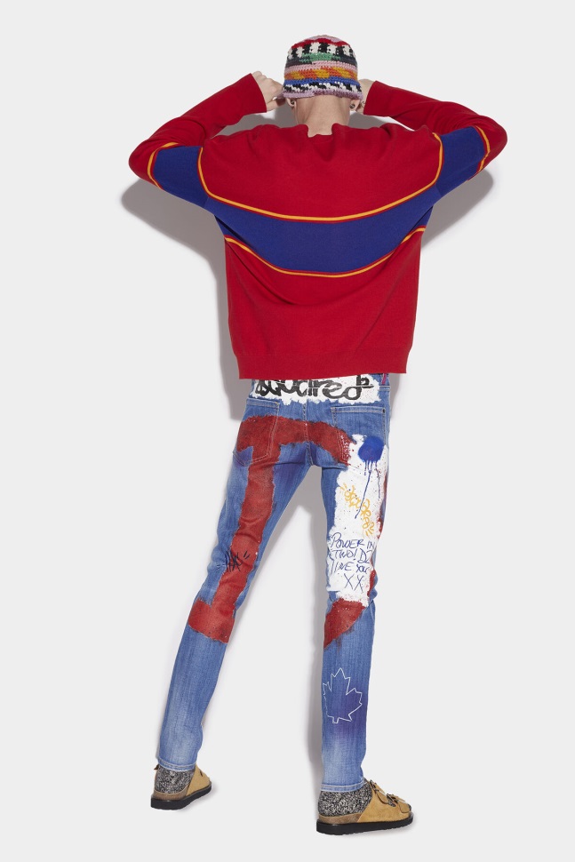 Dsquared2 Iconic L.A. Customized Cool Guy Cropped Jeans BLUE D2 - Image 2