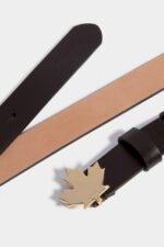 Dsquared2 Iconic Leaf Plaque Belt - Image 4