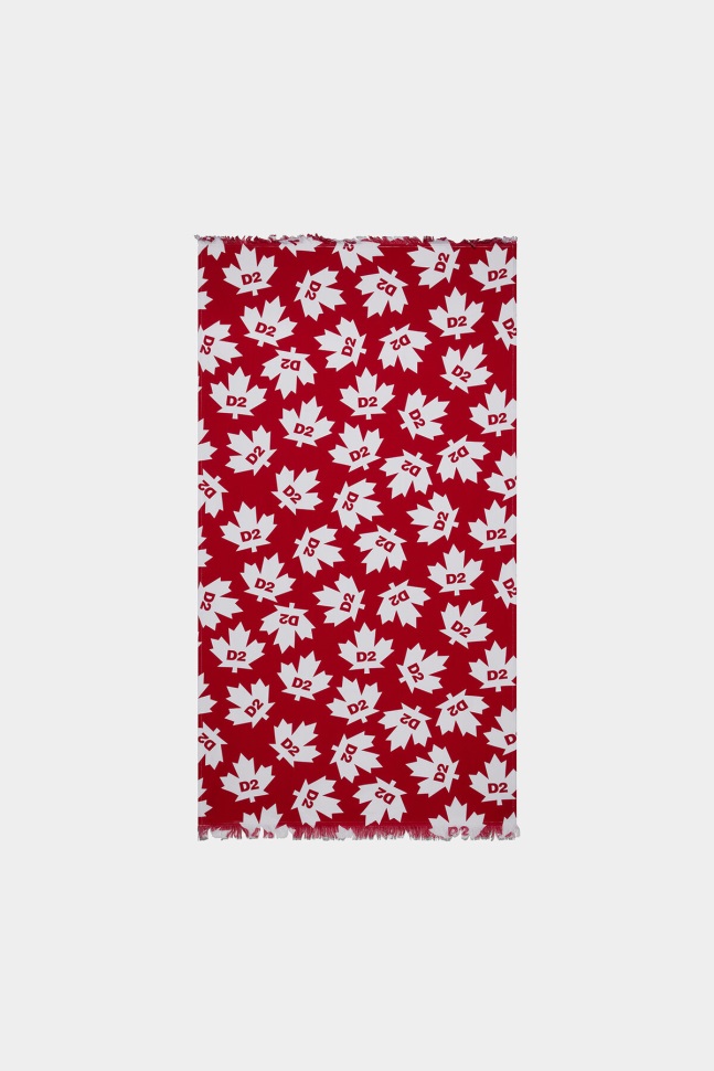 dsquared2_iconic_leaf_towel.jpg Dsquared2 Iconic Leaf Towel - Image 1