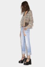 Dsquared2 Iconic Light L.A. Wash Cool Girl Cropped Jeans