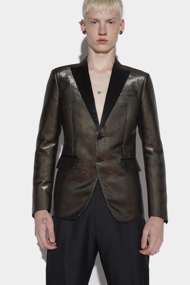 dsquared2_iconic_london_two_button_blazer.jpg Dsquared2 Iconic London Two Button Blazer - Image 1