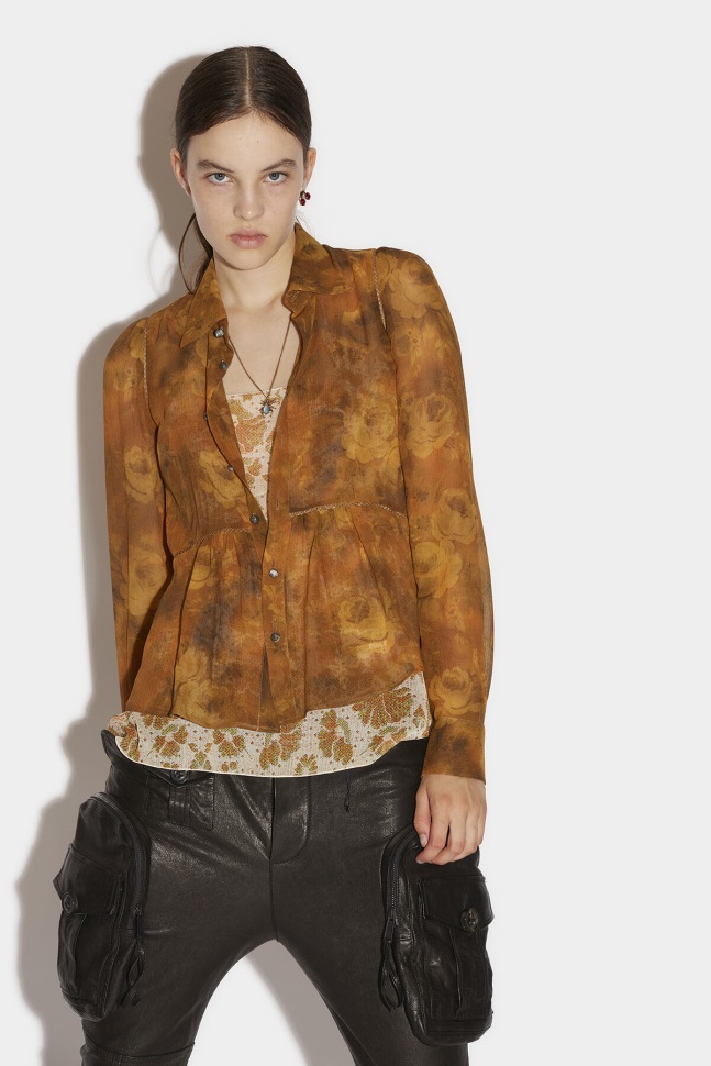 dsquared2_iconic_long_sleeve_empire_shirt.jpg Dsquared2 Iconic Long Sleeve Empire Shirt - Image 1