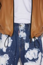 Dsquared2 Iconic Medium Ace Wash Elastic Combat Jeans - Image 3
