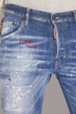 Dsquared2 Iconic Medium Breeze Wash Skater Jeans - Image 4