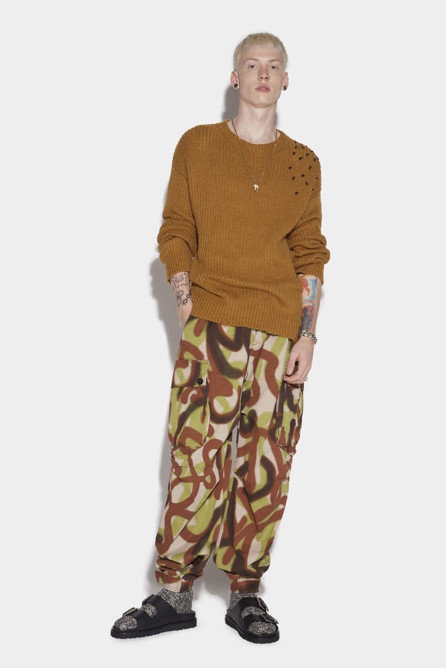 dsquared2_iconic_military_cargo_trousers.jpg Dsquared2 Iconic Military Cargo Trousers - Image 1