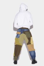 Dsquared2 Iconic Military Patchwork Cargo Trousers - Image 2