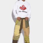Dsquared2 Iconic Military Patchwork Cargo Trousers