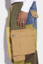 Dsquared2 Iconic Military Patchwork Cargo Trousers - Image 4