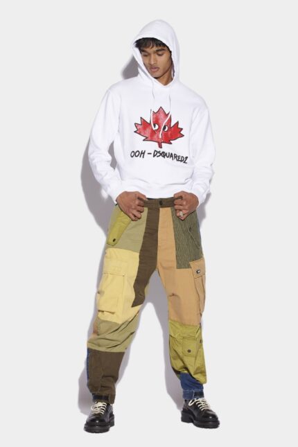 Dsquared2 Iconic Military Patchwork Cargo Trousers