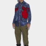 Dsquared2 Iconic Military Tape Cargo Trousers