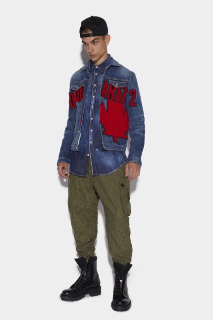 Dsquared2 Iconic Military Tape Cargo Trousers
