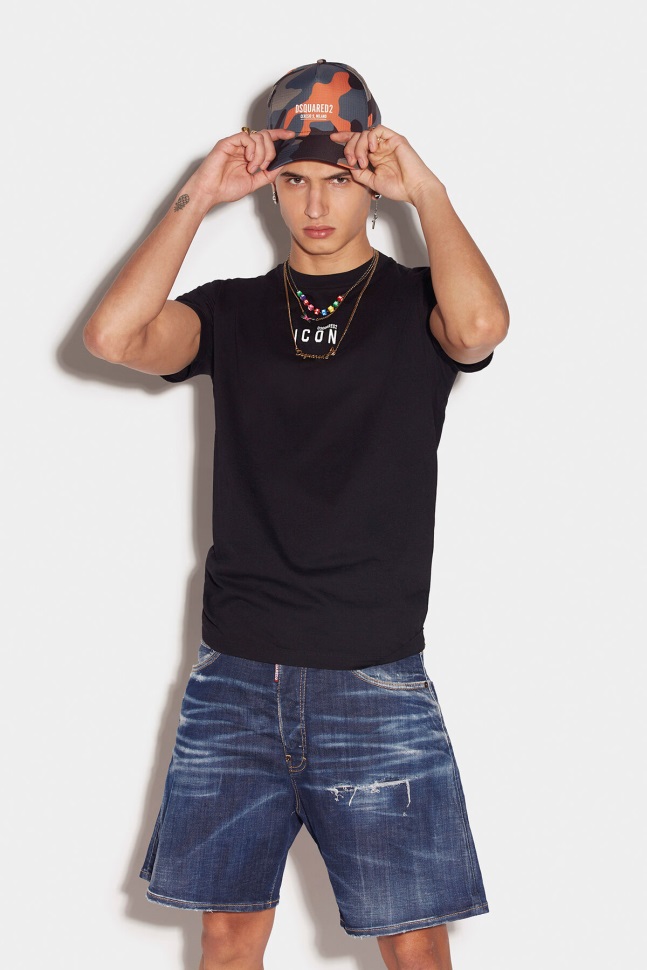 dsquared2_iconic_mini_logo_icon_t_shirt.jpg Dsquared2 Iconic Mini Logo Icon T-Shirt - Image 1