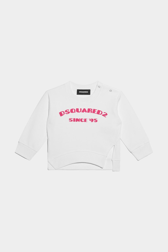 dsquared2_iconic_minnie_pink_ds2_kids_sweatshirt.jpg Dsquared2 Iconic MINNIE PINK DS2 Kids Sweatshirt - Image 1